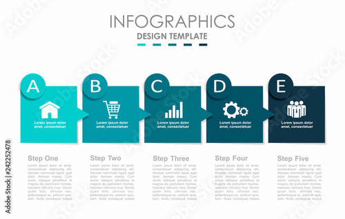Infographic design template with place for your data. Vector illustration.
