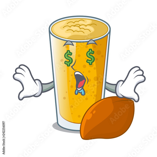 Money eye lassi mango in the character fridge