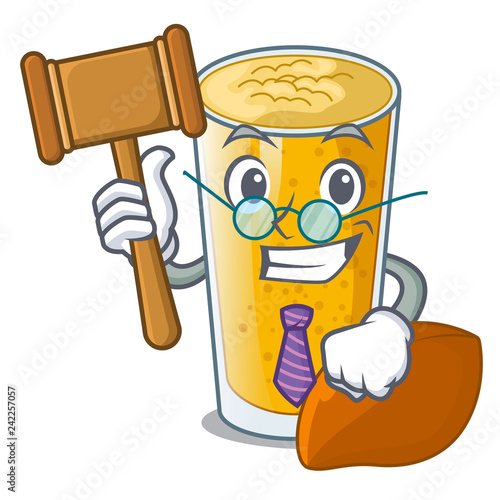 Judge lassi mango in the character fridge
