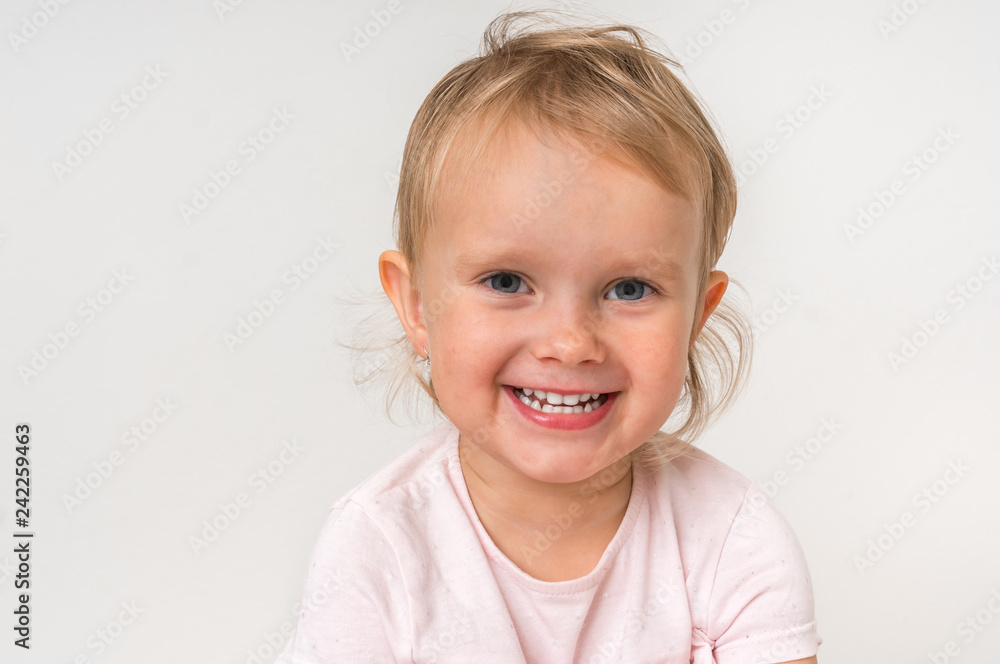 Beautiful smiling baby on isolated background Beautiful smiling baby on isolated background