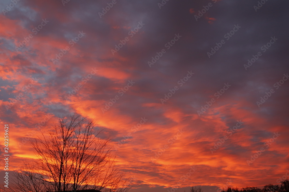 brennender Himmel