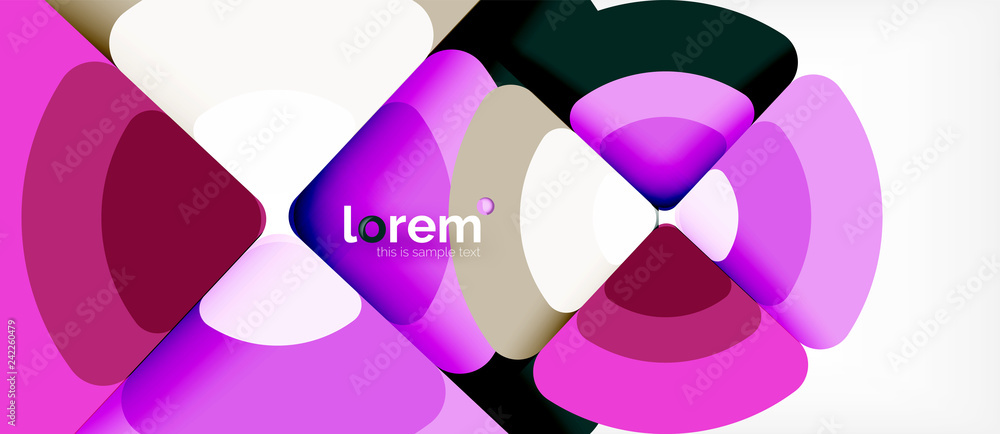 Circles and triangles design abstract background Circles and triangles design abstract background