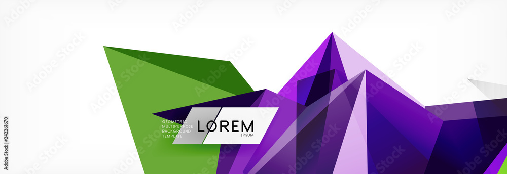 Mosaic triangular low poly style abstract geometric background. Polygonal vector. Abstract white bright technology design. Mosaic triangular low poly style abstract geometric background. Polygonal vector. Abstract white bright technology design.