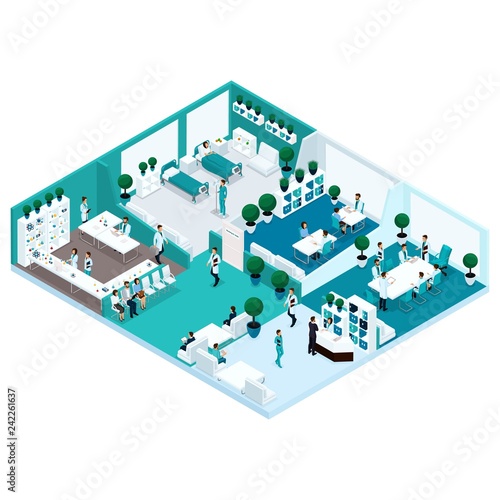 Isometry Cabinet Hospital Front View