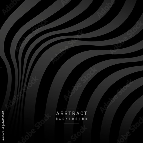Black abstract background design vector