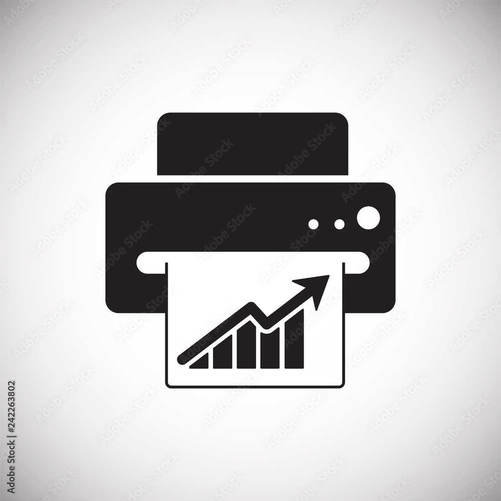 Printer icon on white background for graphic and web design, Modern simple vector sign. Internet concept. Trendy symbol for website design web button or mobile app Printer icon on white background for graphic and web design, Modern simple vector sign. Internet concept. Trendy symbol for website design web button or mobile app