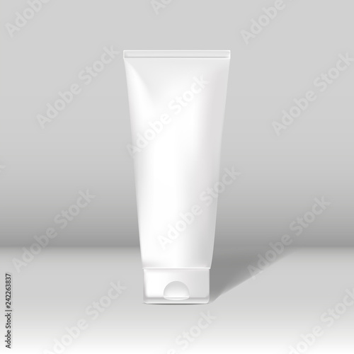 Minimal cosmetic tube mockup