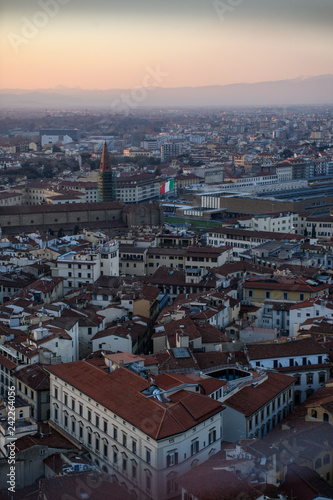 Fototapeta Naklejka Na Ścianę i Meble -  Trou de souris au Duomo de Firenze