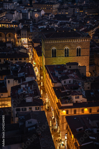 Paysage nocturne de Florence