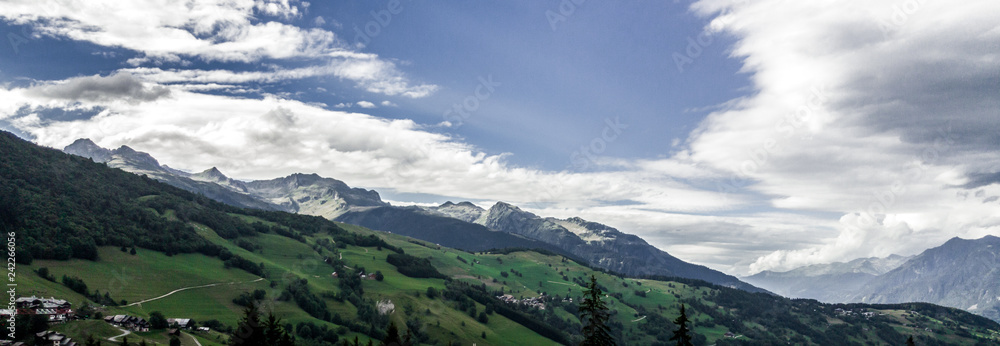 landscape in the mountains