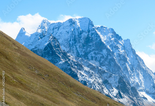The top of the mountain  in the Nothen Caucasus photo