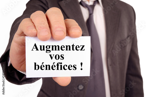 Augmentez vos bénéfices  photo