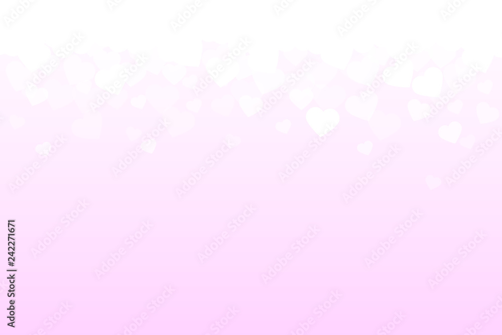 Heart pink background