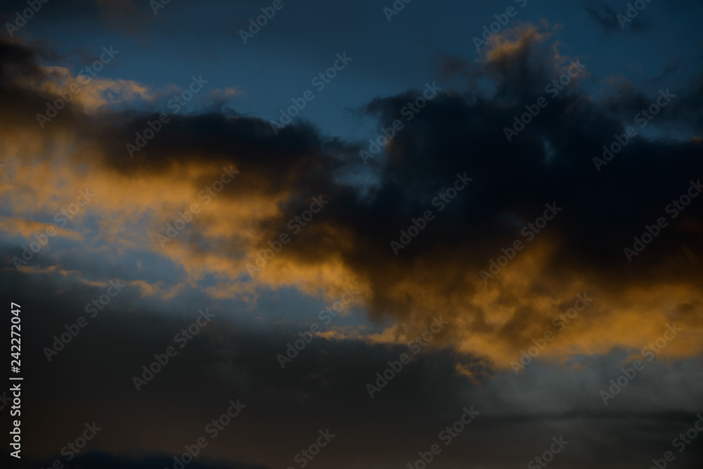 Civil twilight Sky with Clouds Civil twilight Sky with Clouds