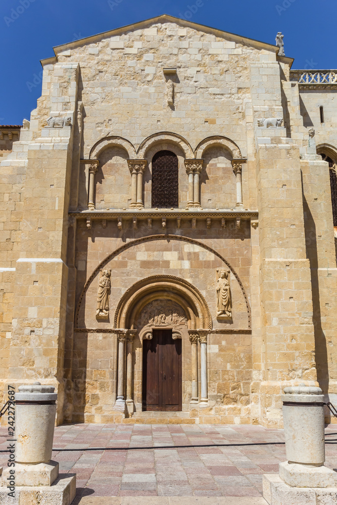Entrance to the Basilica de San Isidoro of Leon, Spain
