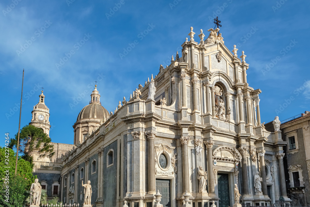 Cathedral of Saint Agatha. Catania, Sicily, Italy