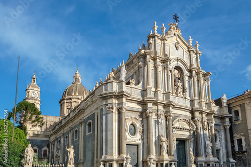 Cathedral of Saint Agatha. Catania, Sicily, Italy
