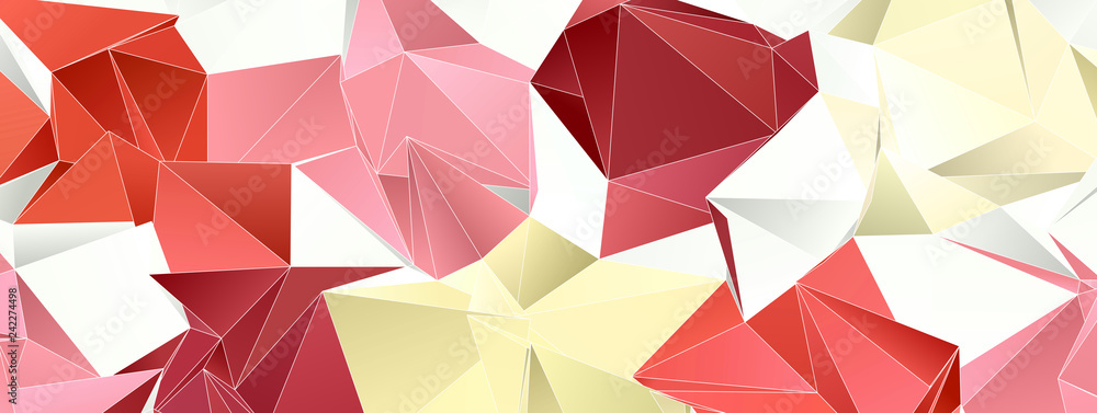 Obraz premium Triangular 3d, modern background