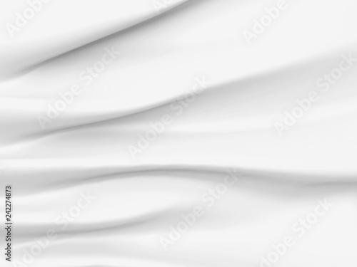 Abstract Texture, White Silk
