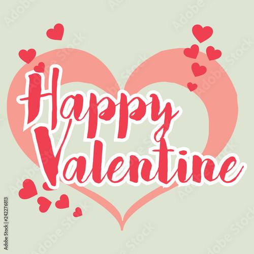 ector Valentine's day cards templates. Hand drawn February 14 gift tags, labels or posters collection. Vintage love lettering background. - Vector