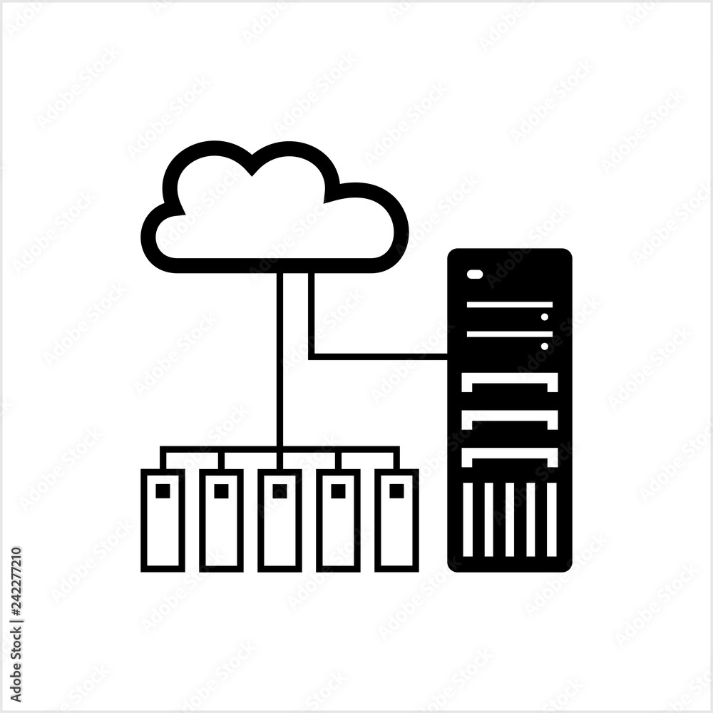 Cloud Server Icon