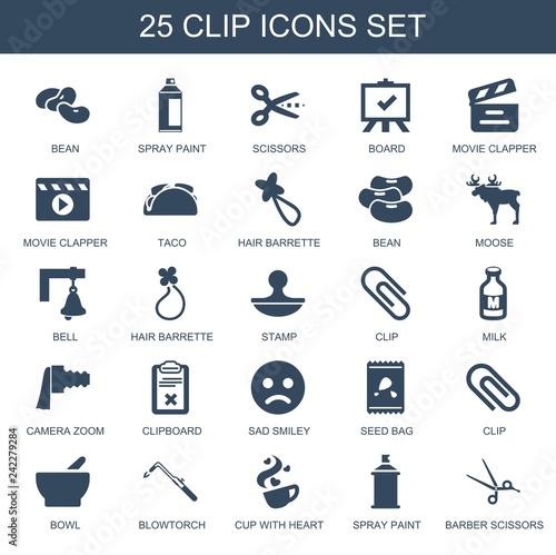 clip icons
