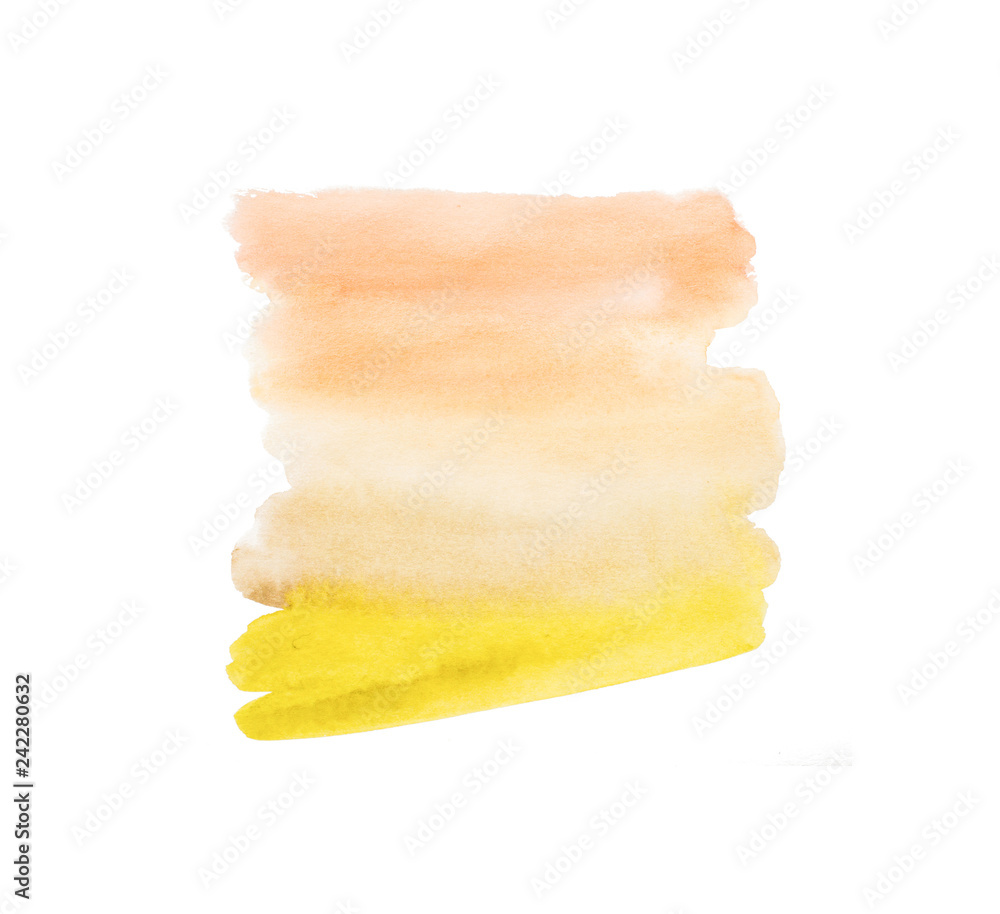 watercolor ombre stripe background, element isolated on white color . hand draw illustration for text, tag,package, print, invitation . color like green, olive, yellow, orange, turquoise, coral, pink watercolor ombre stripe background, element isolated on white color . hand draw illustration for text, tag,package, print, invitation . color like green, olive, yellow, orange, turquoise, coral, pink