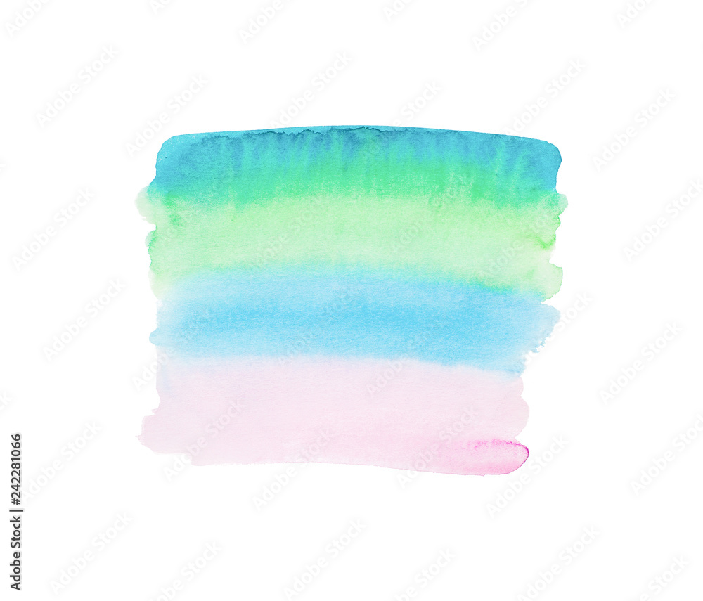 watercolor ombre stripe background, element isolated on white color . hand draw illustration for text, tag,package, print, invitation . color like blue, pink, magenta, violet,azure,green, emerald watercolor ombre stripe background, element isolated on white color . hand draw illustration for text, tag,package, print, invitation . color like blue, pink, magenta, violet,azure,green, emerald
