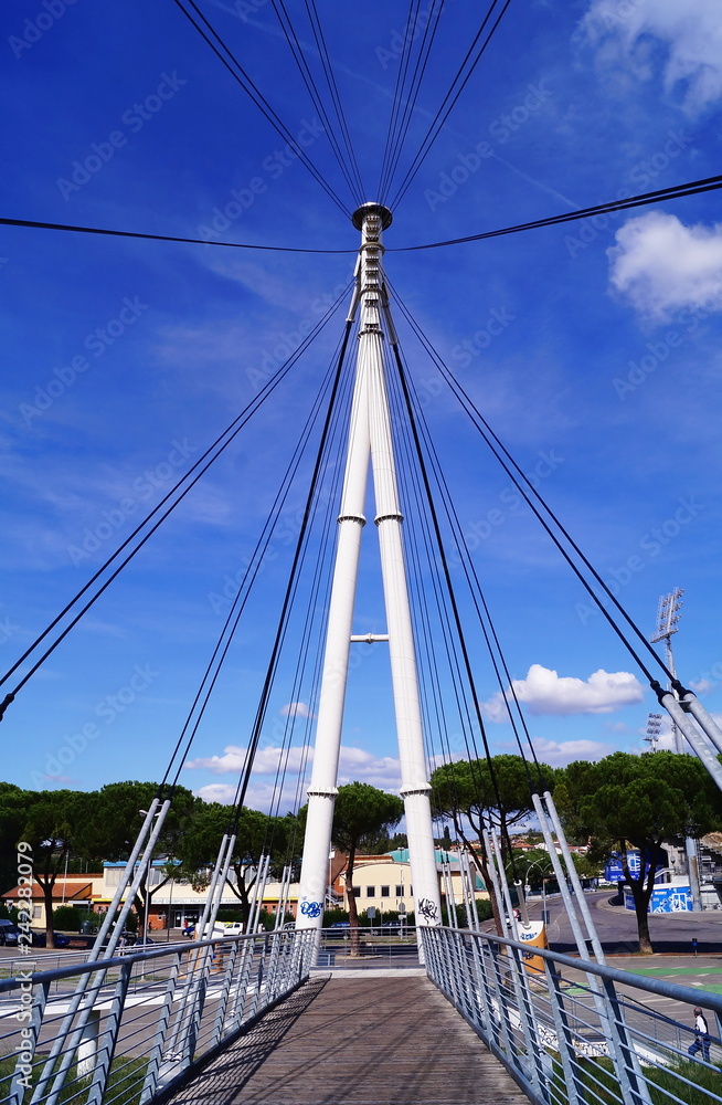Bridge over the river Orme, Empoli, Tuscany, Italy