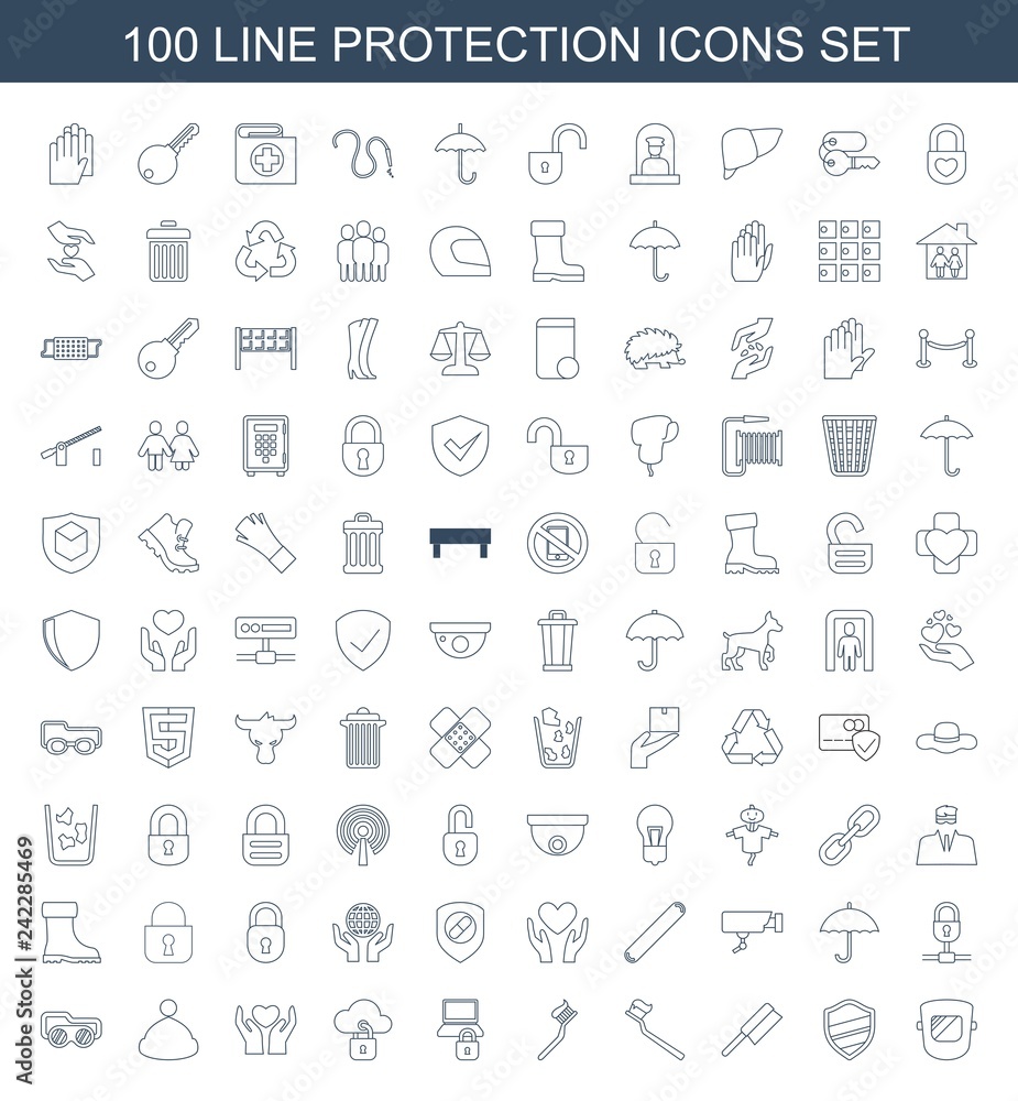 protection icons protection icons