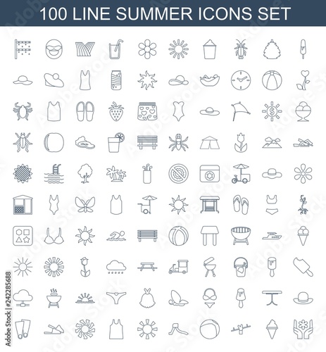 100 summer icons © HN Works