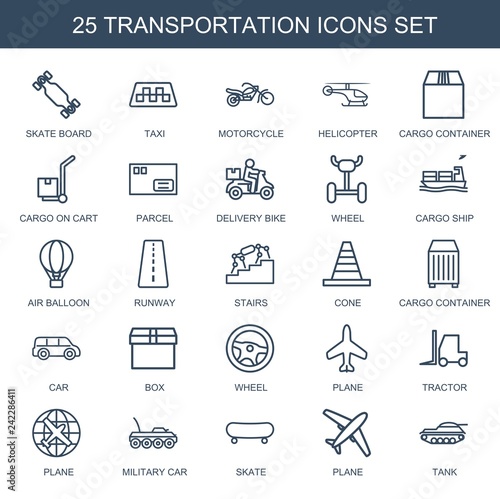 transportation icons