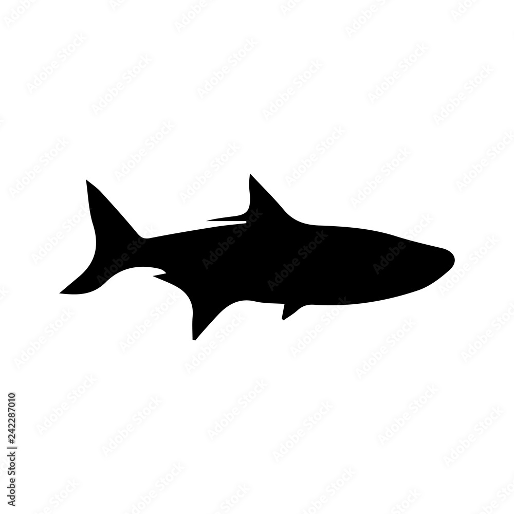 Obraz premium fish silhouette