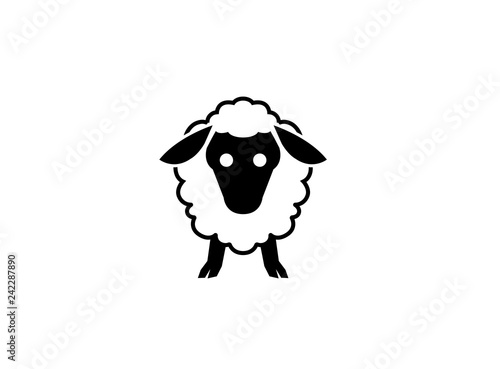 Baby sheep logo