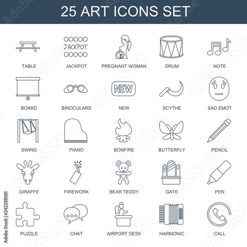 25 art icons