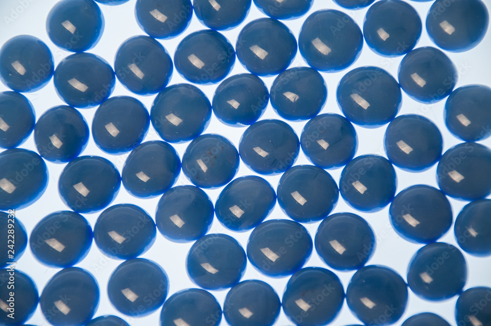 Blue glass stone pattern Blue glass stone pattern