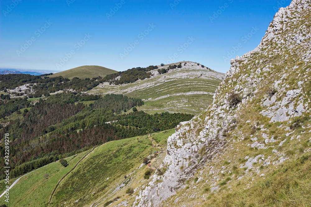 Ernio mountain in Gipuzkoa, Spain
