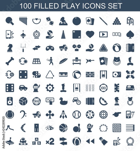 play icons