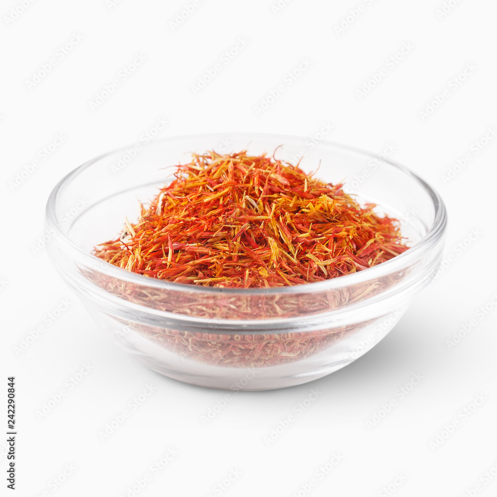 Saffron threads bowl