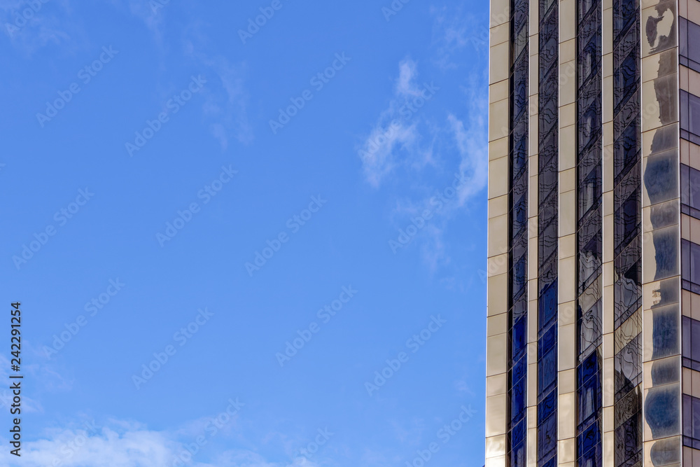New-York close up view of a building New-York close up view of a building
