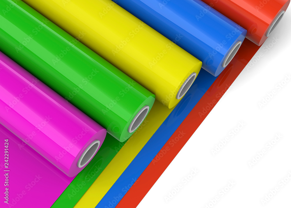 PVC Tape Rolls - 3D PVC Tape Rolls - 3D