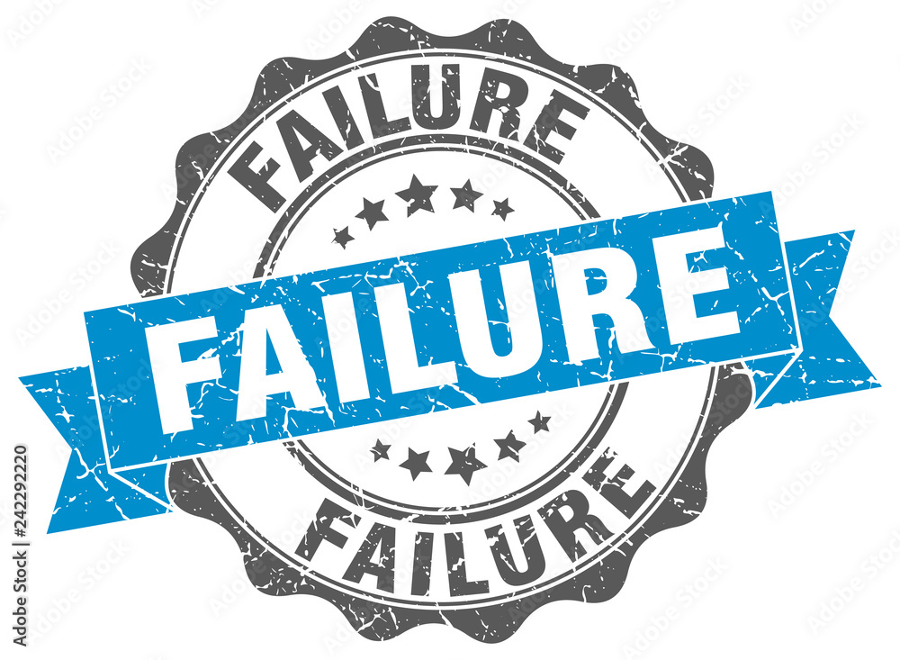 Fototapeta premium failure stamp. sign. seal