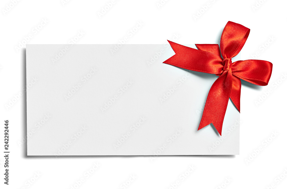 ribbon bow card note chirstmas celebration greeting ribbon bow card note chirstmas celebration greeting
