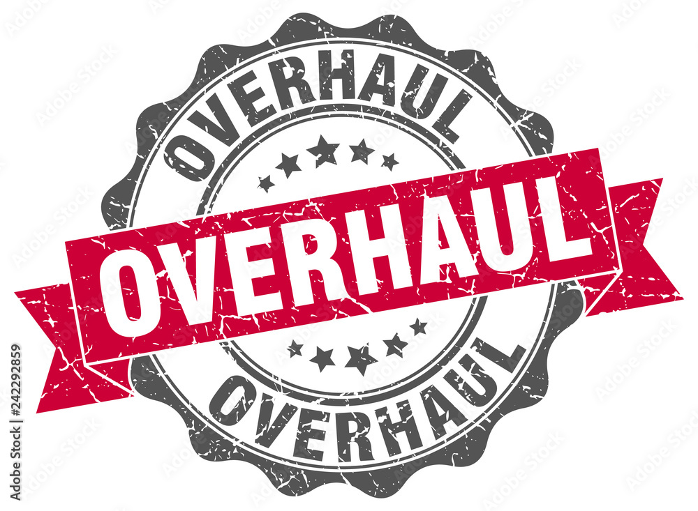 Fototapeta premium overhaul stamp. sign. seal