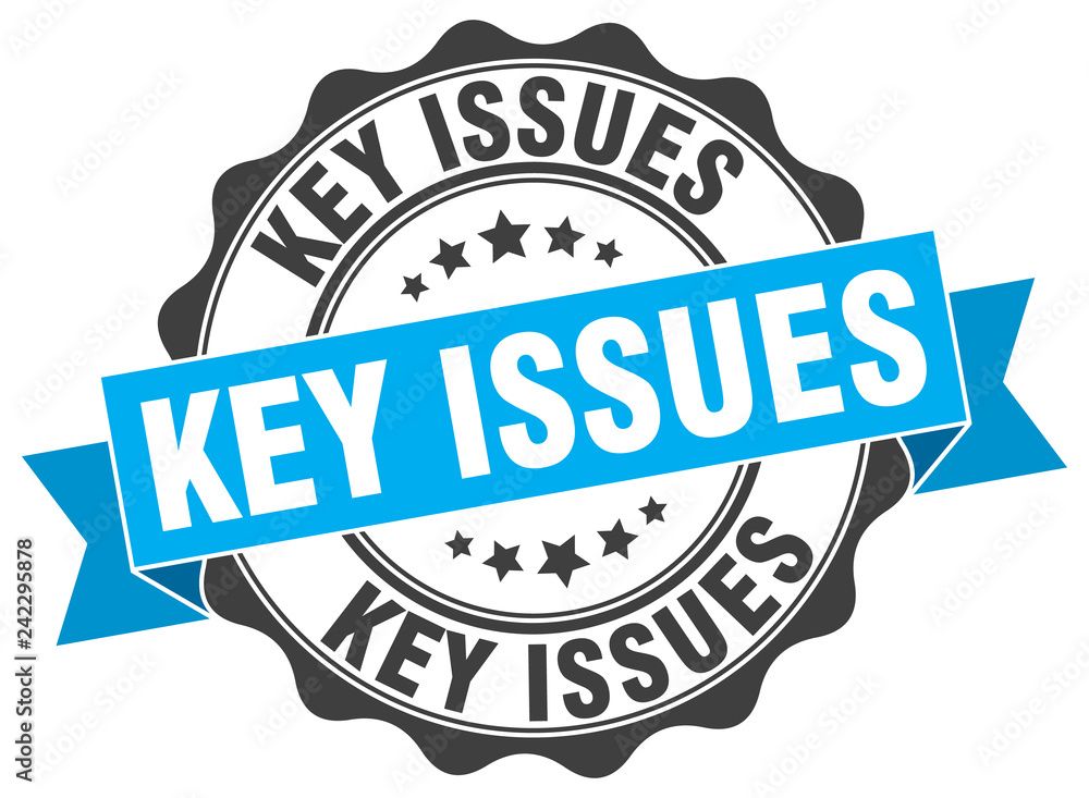 Fototapeta premium key issues stamp. sign. seal
