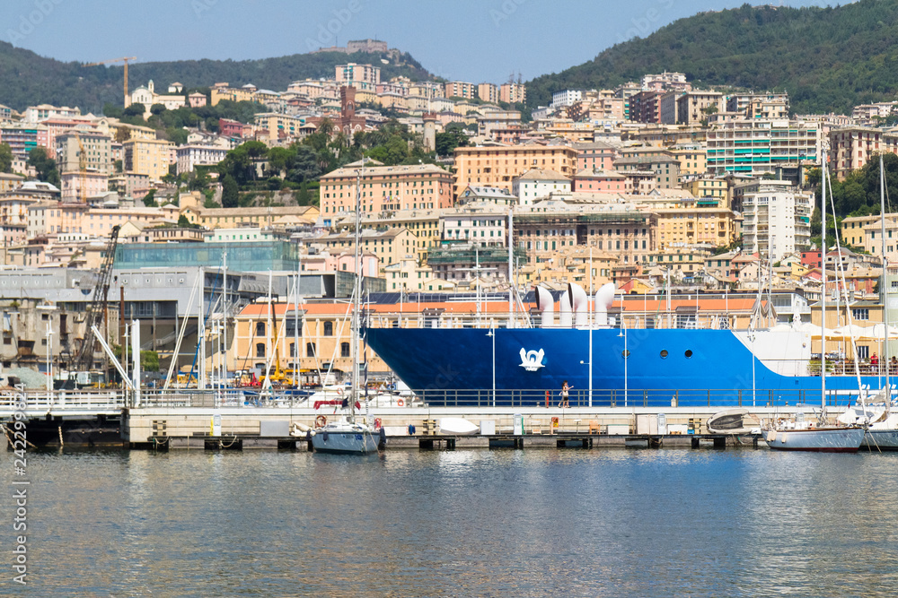 Dockside and Terraces, Genoa, Italy