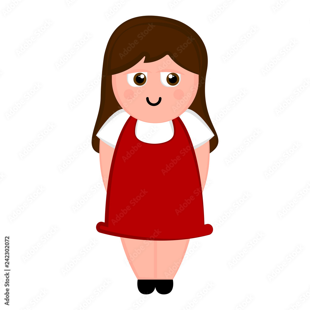 Isolated happy woman image. Vector illustration design Isolated happy woman image. Vector illustration design