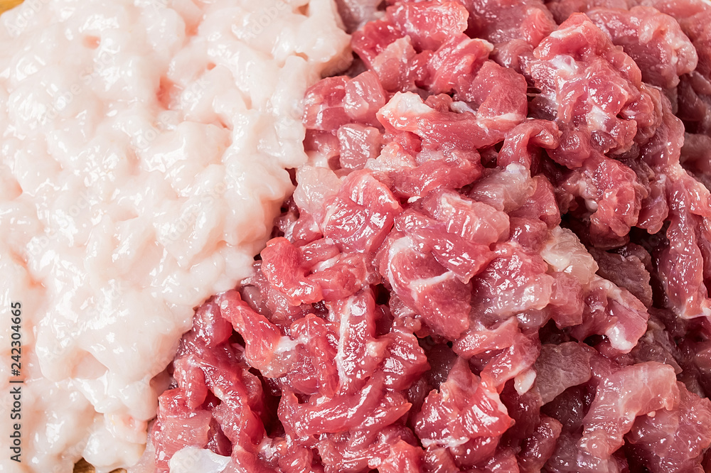 Super appetite of fresh pork puree / meat filling Super appetite of fresh pork puree / meat filling