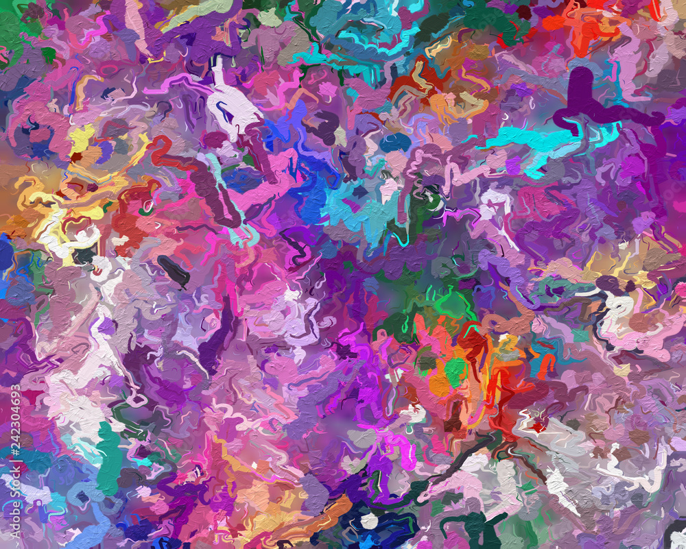 beautiful color matching paint like illustration abstract background