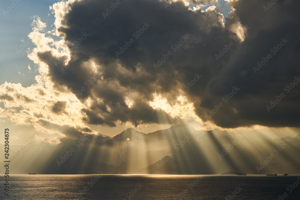 Amazing sunset and landscape Amazing sunset and landscape